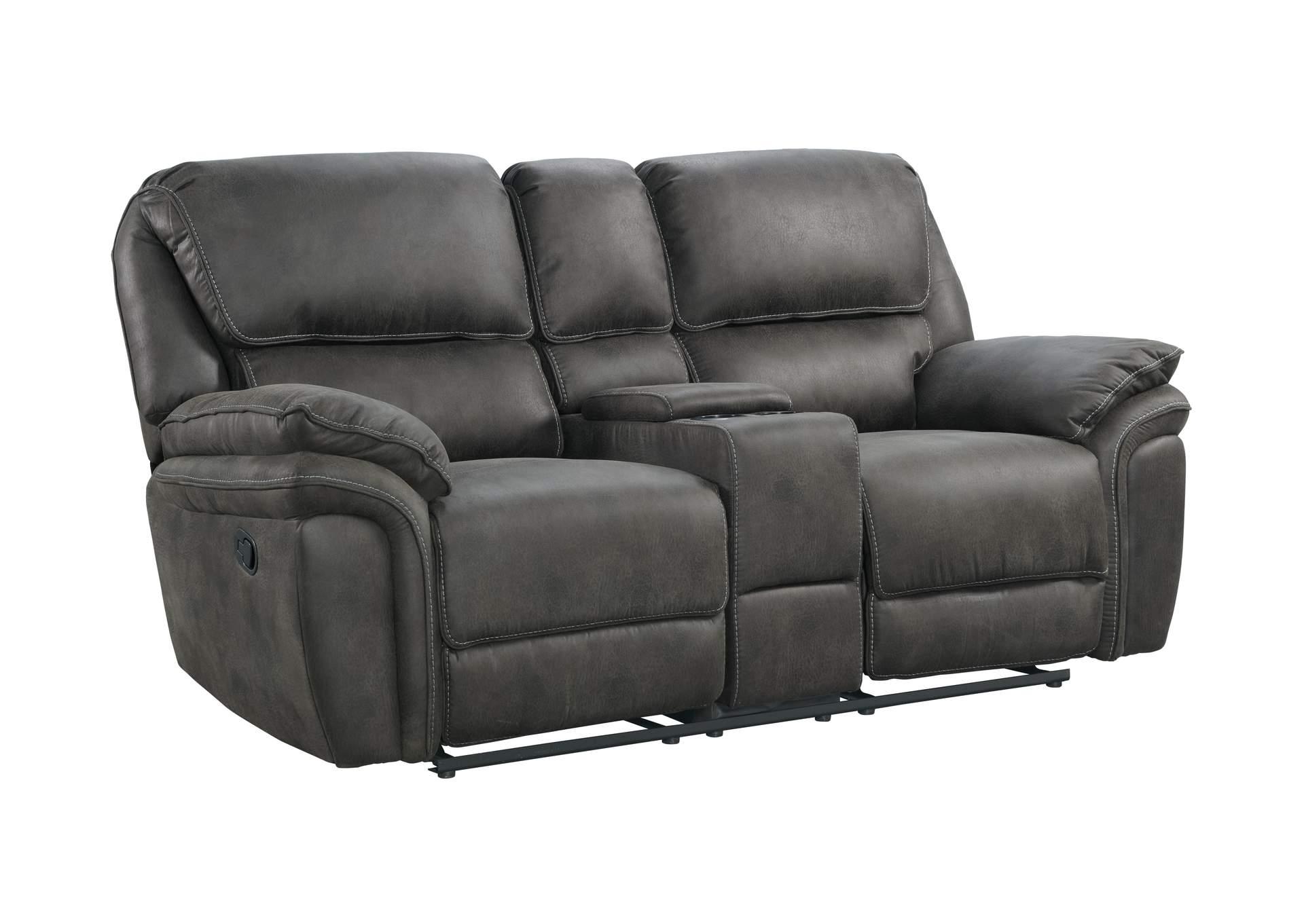 Gray Dual Reclining Sofa and Love Seat Manual